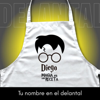 Regalo para cumple cumpleaños: Delantal Personalizado: Harry Potter